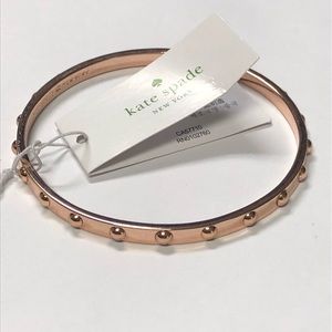 Kate Spade Rose Gold studded bracelet